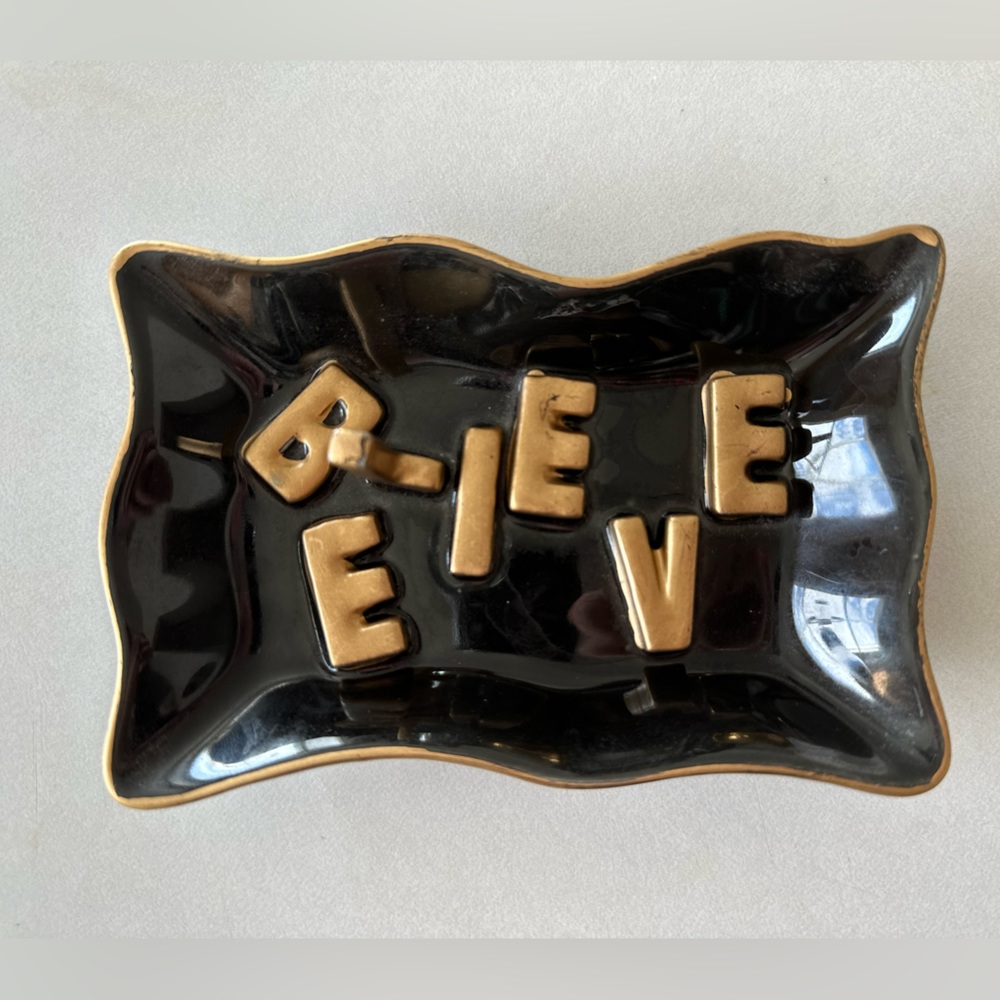 Believe Ring Jewelry Tray